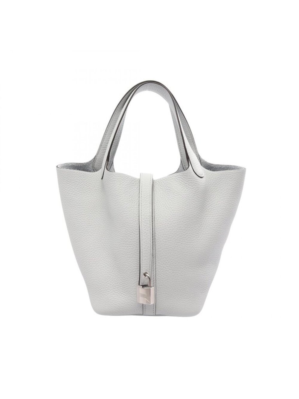 Hermes Handbag Picotin Lock PM Blue Pale Leather